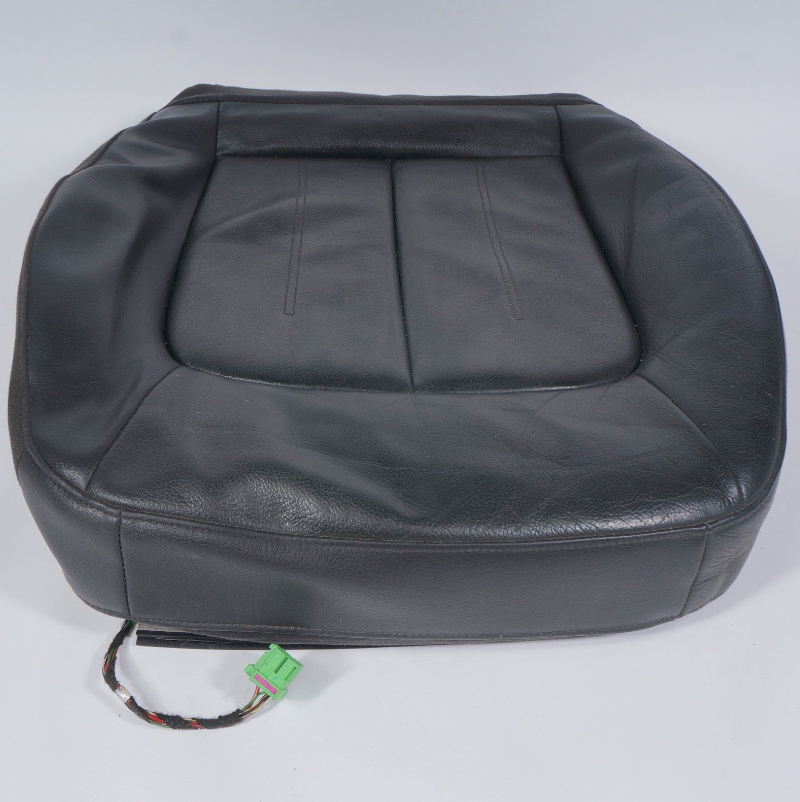 12-17 Audi A7 Front Left Driver Side Seat Lower Bottom Cushion Black Oem