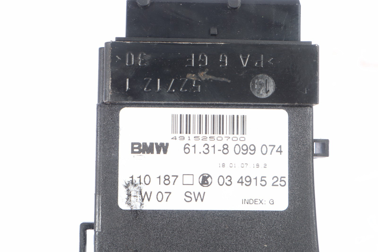 2004-2010 BMW X3 E83 RFRONT RIGHT SEAT CONTROL SWITCH 61318099074 OEM