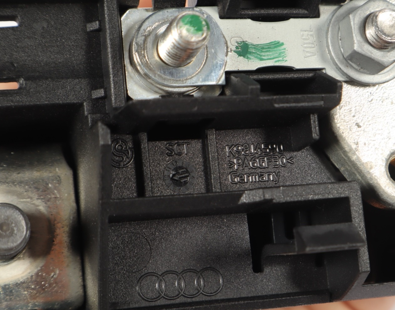 2008-2018 AUDI A7 A6 A5 S5 A4 TT QUATTRO POSITIVE FUSE BATTERY CONNECTOR OEM
