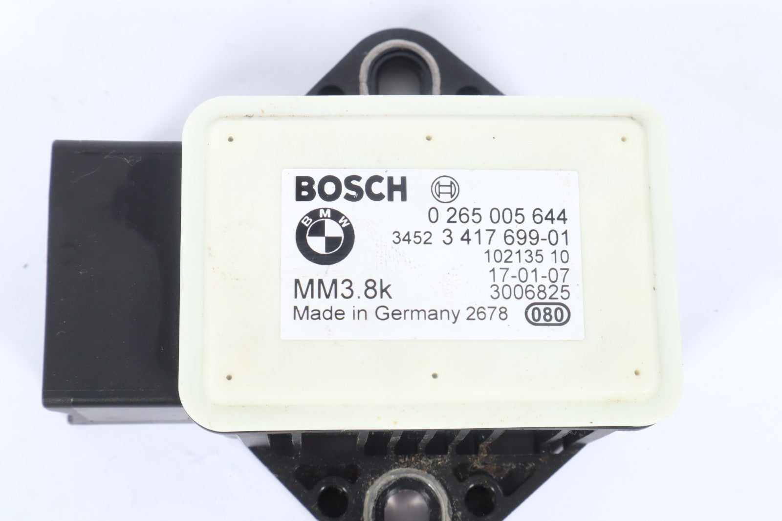 2007 BMW X3 E83 ACCELERATION SPEED YAW RATE CONTROL SENSOR MODULE OEM 3417699-01