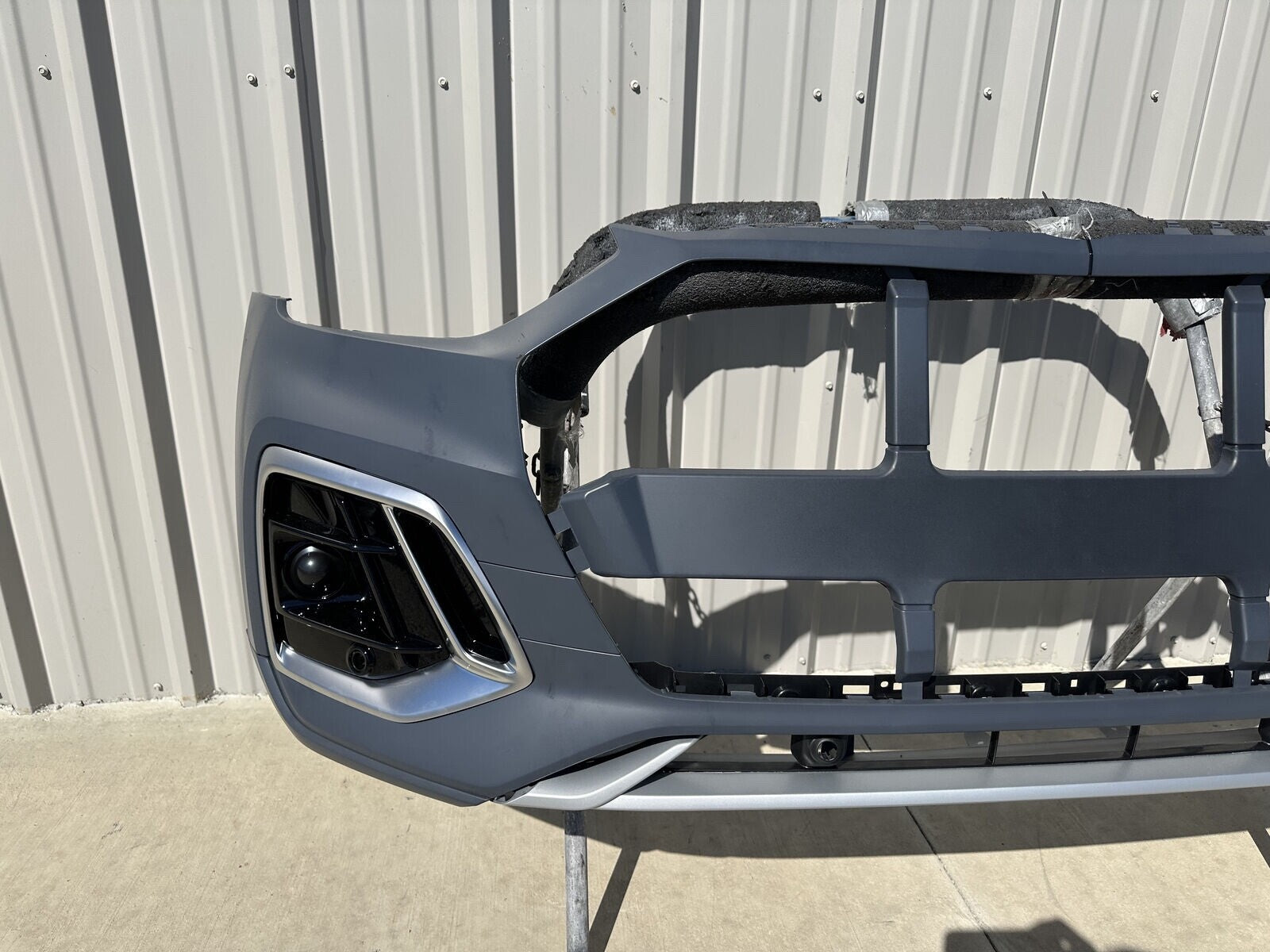For 2023 Audi Q5 SQ5 S-Line Front Bumper Cover W/Side Grilles