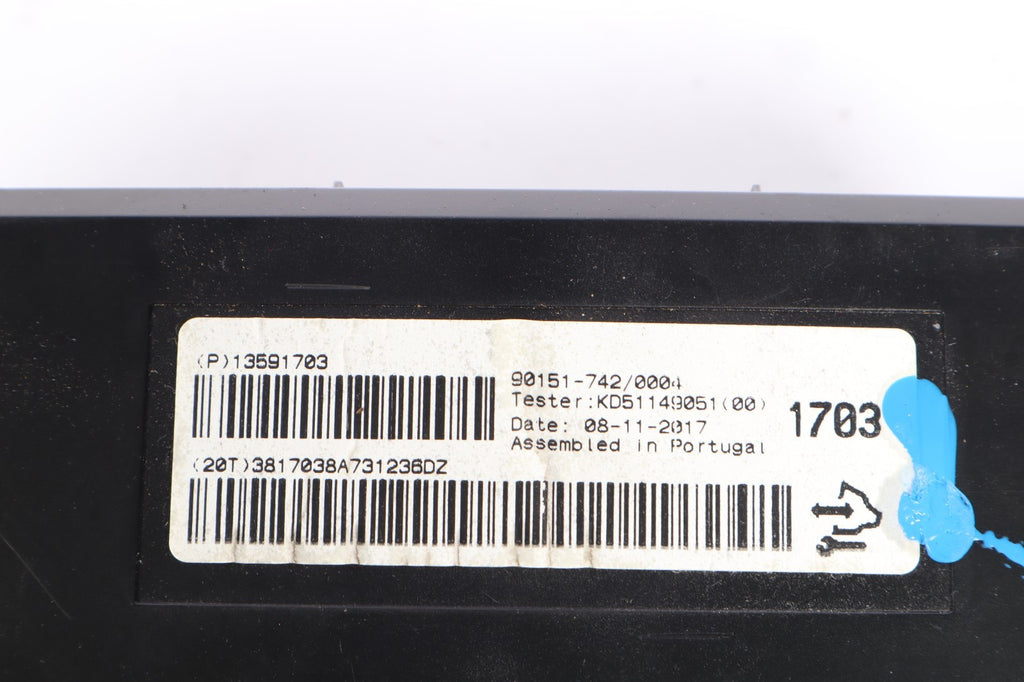 2016 - 2019 BUICK CASCADA air conditioning control unit 13591703 OEM