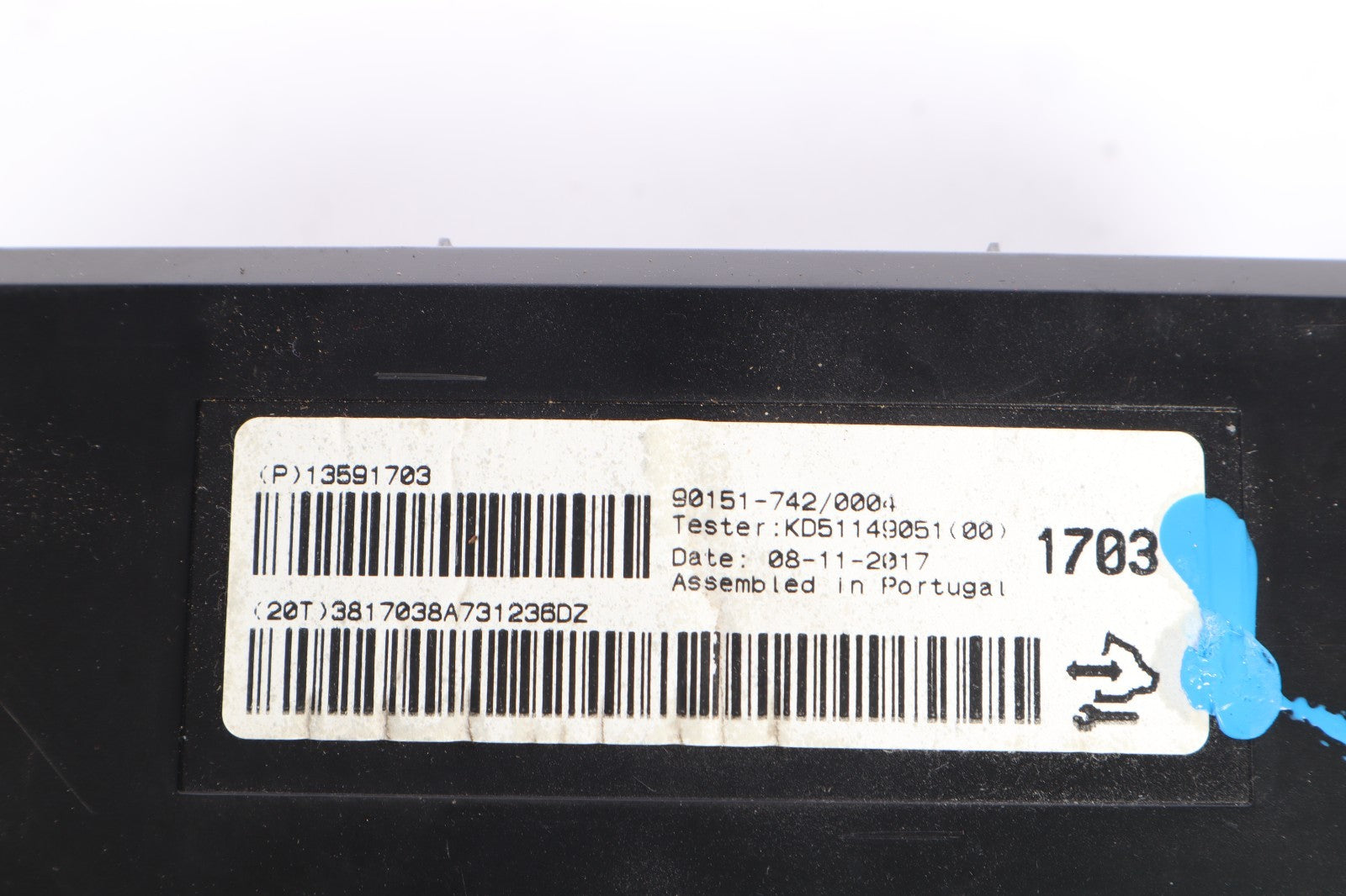 2016 - 2019 BUICK CASCADA air conditioning control unit 13591703 OEM