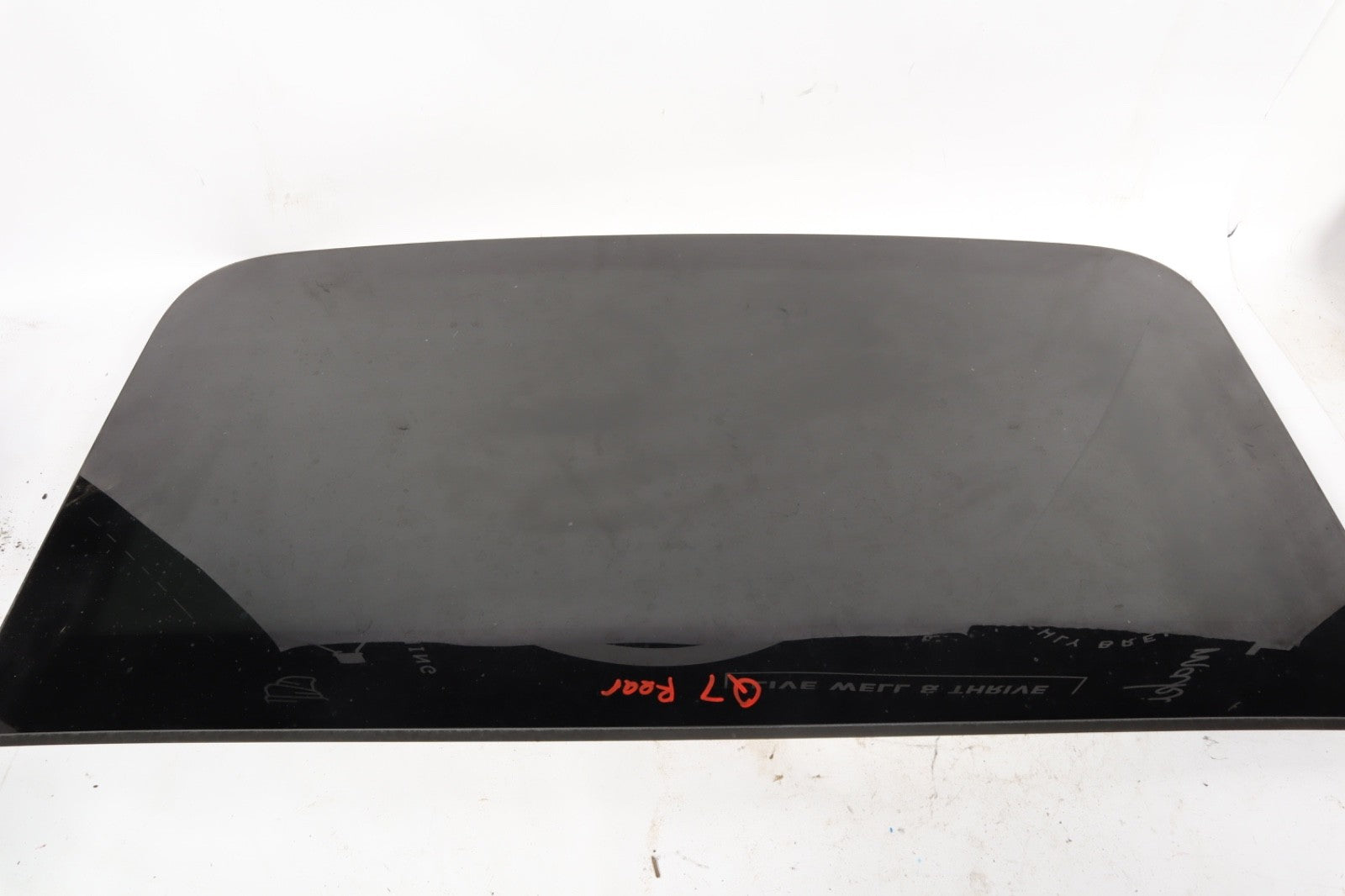 07-15 Audi Q7 Rear Panoramic Pano Sunroof Moonroof Glass 989716310 OEM