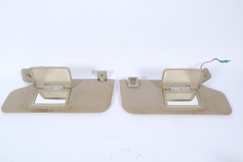 2011-2014 FORD EDGE SUNVISOR SUN VISOR SHADE RIGHT & LEFT PAIR SET W/MIRROR OEM