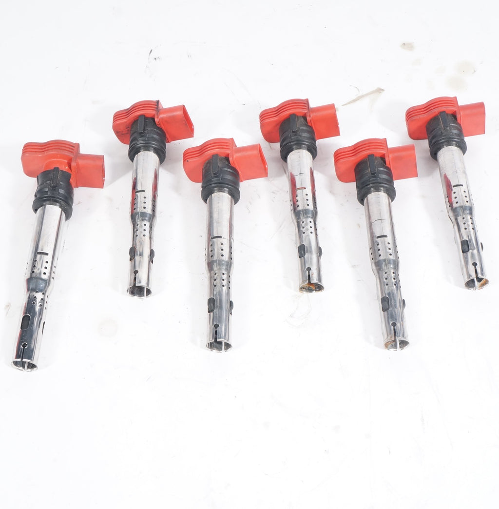 2012 - 2015 AUDI A6 A7 A8 Q7 IGNITION COIL SET OF 6 06E905115E  OEM