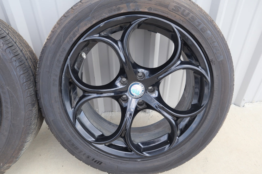 ALFA ROMEO STELVIO 19 INCH RIMS DRAKE STYLE 4 PIECE SET OEM