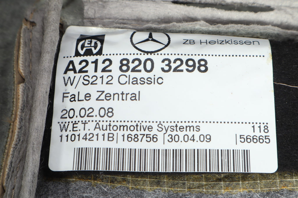 2011 MERCEDES E350 FRONT RIGHT SEAT BACKREST OEM