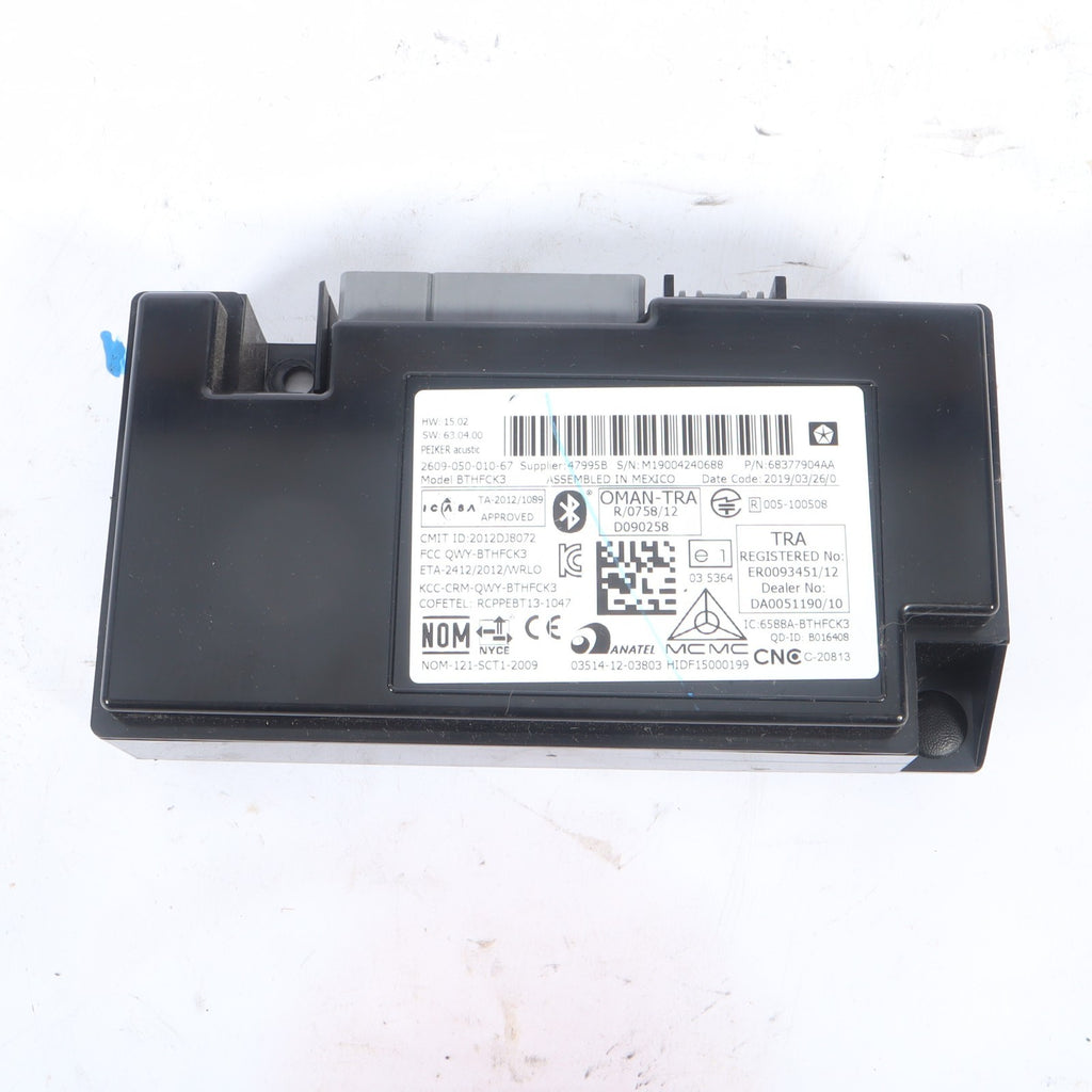 2018-2020 DODGE GRAND CARAVAN TELEMATICS MODULE UCONNECT BLUETOOTH VOICE OEM