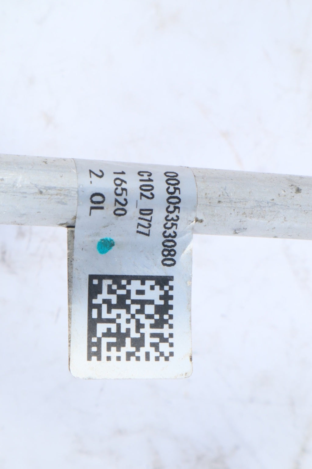 2018 - 2025 ALFA ROMEO STELVIO 2.0L  A/C DISCHARGE LINE HOSE OEM 00505353080