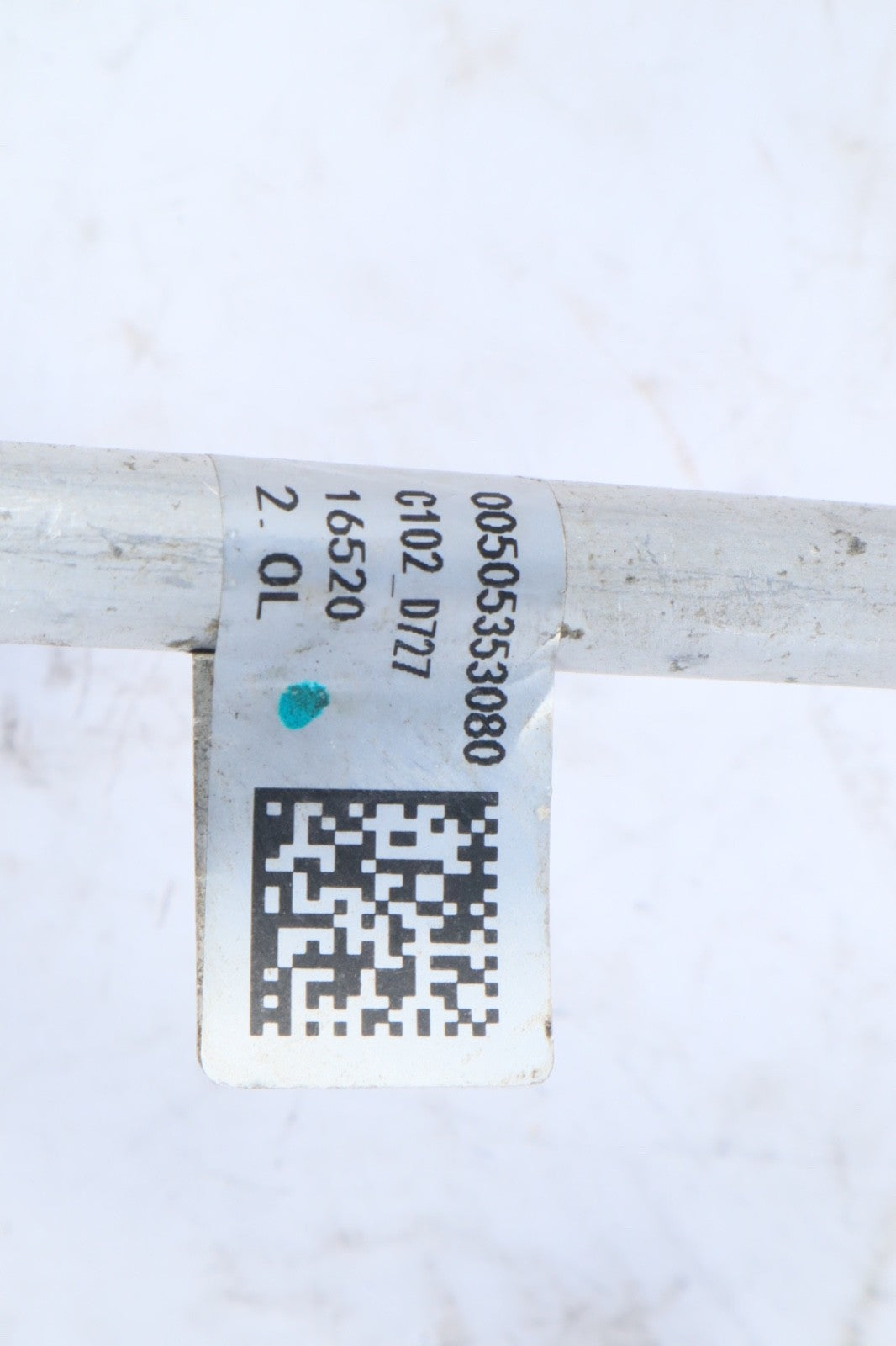 2018 - 2025 ALFA ROMEO STELVIO 2.0L  A/C DISCHARGE LINE HOSE OEM 00505353080