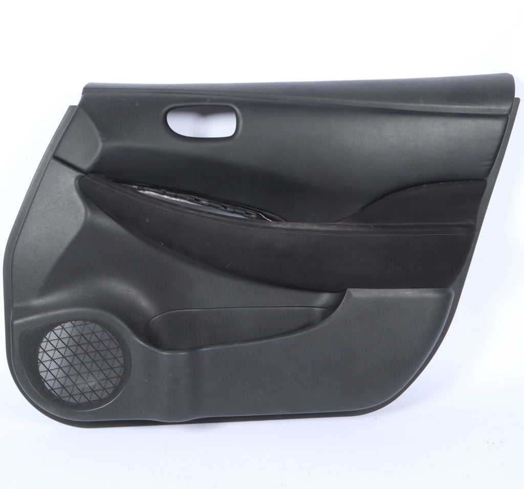 13-17 Nissan Leaf Front Door Trim Panel Right Front Driver Side Black Cloth OEM