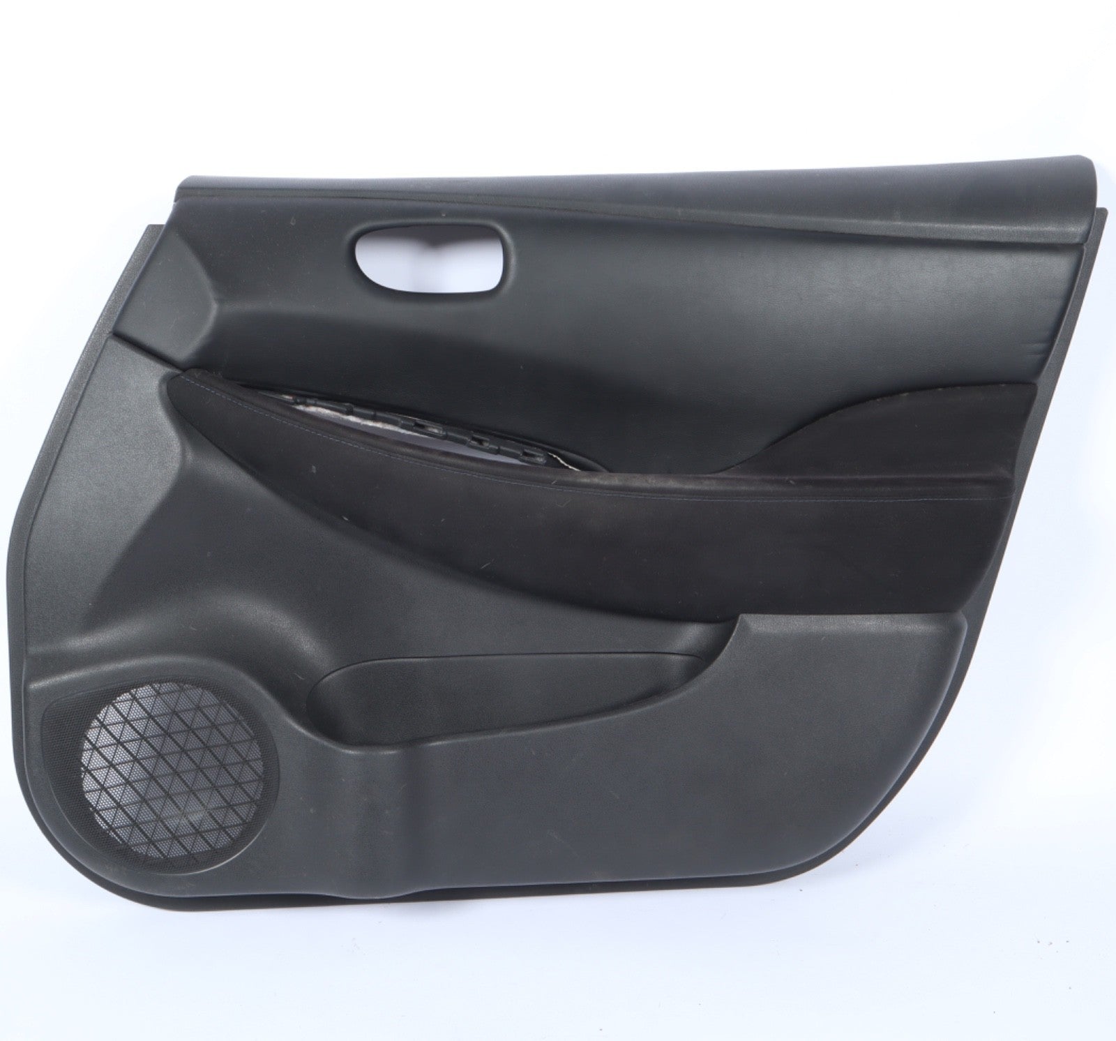 13-17 Nissan Leaf Front Door Trim Panel Right Front Driver Side Black Cloth OEM