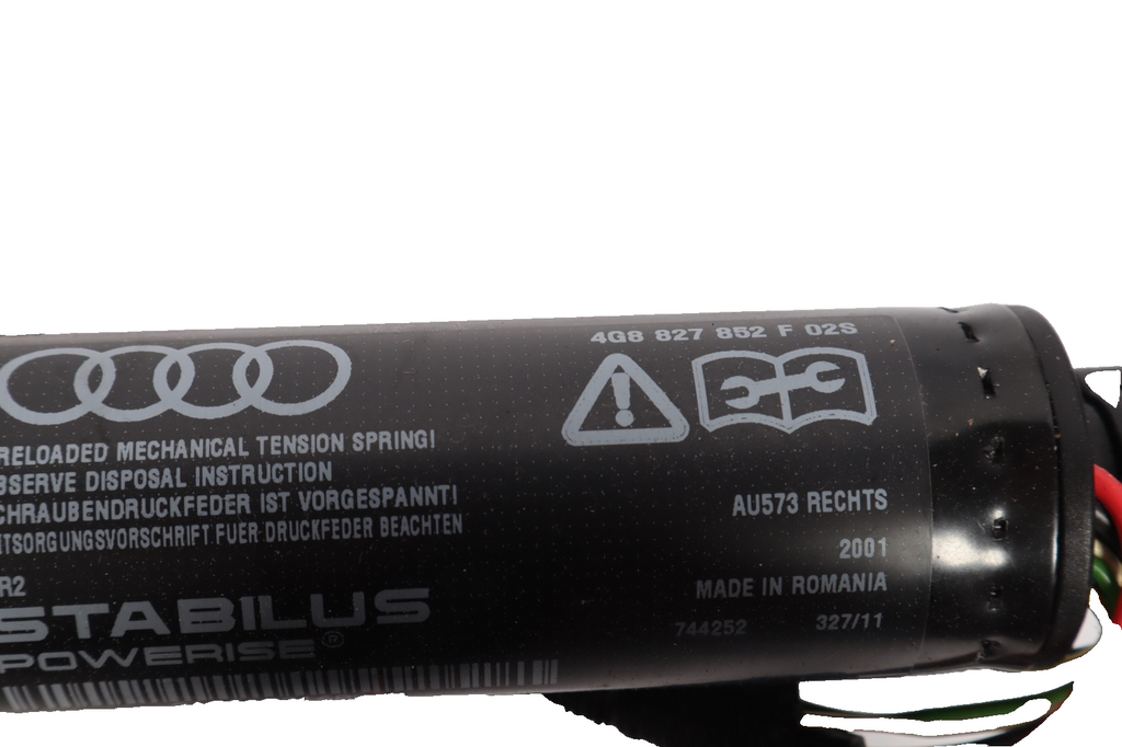 2012-2018 AUDI A7 S7 RS7 Right Trunk Lift Strut Shock Assembly Bracket OEM