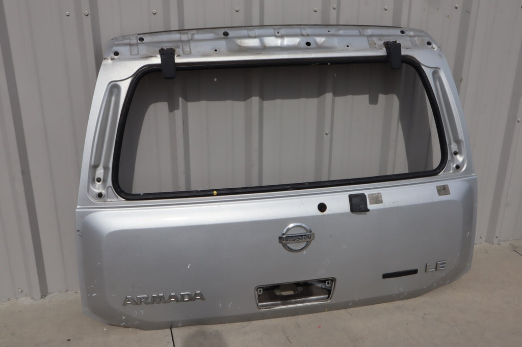 2004-2015 NISSAN ARMADA LIFTGATE TRUNK SHELL SILVER OEM