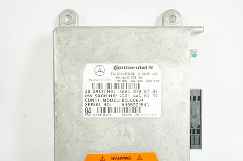 05-11 Mercedes Benz SLK 350 Voice Communication Control Module OEM A2218708726