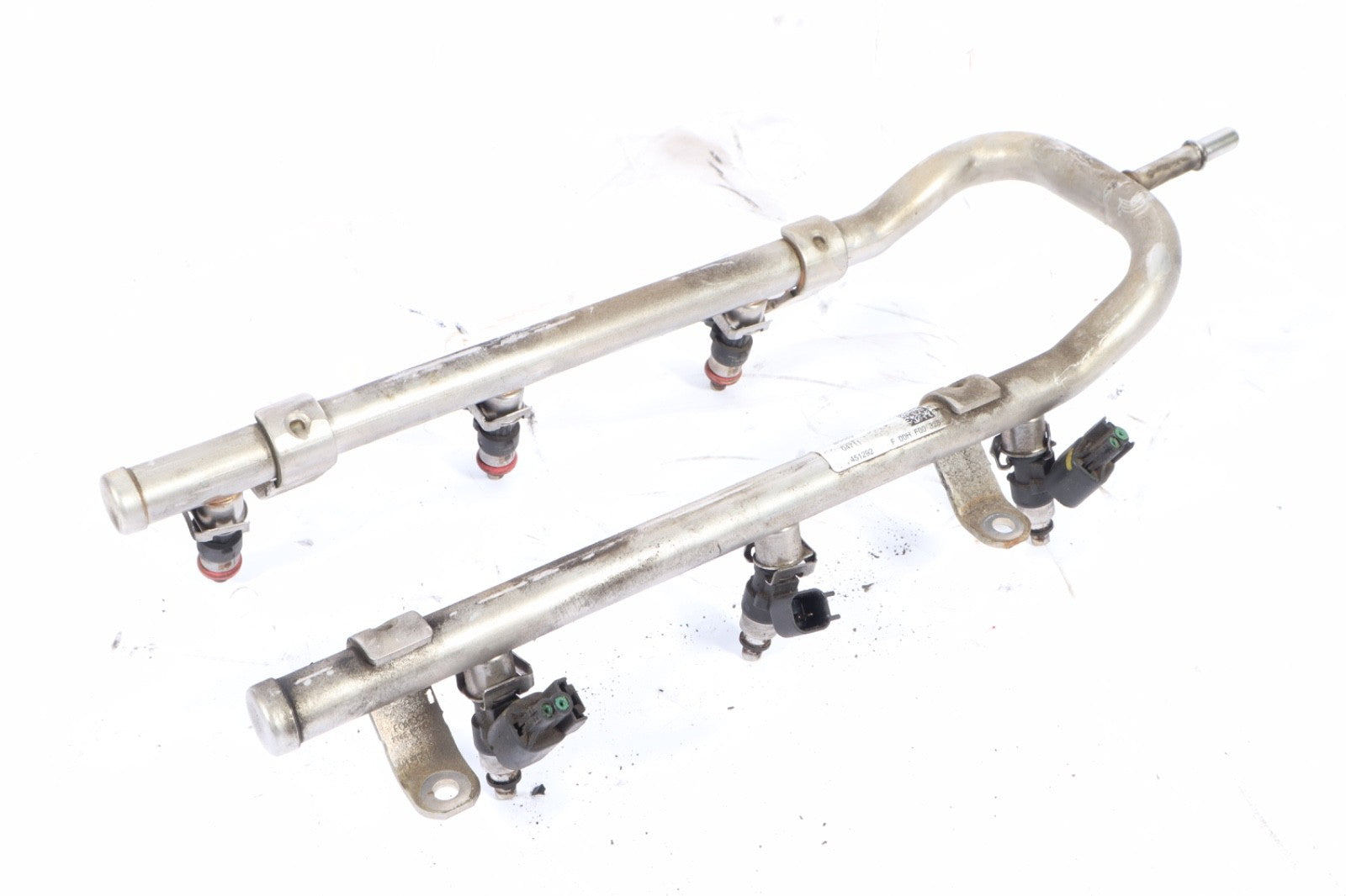 2008-2012 FORD TAURUS 3.5L ENGINE FUEL INJECTOR FUEL RAIL 7T4E9F797JA OEM