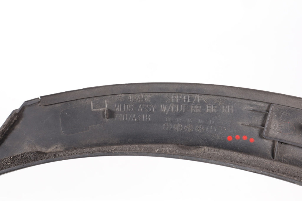15-20 MITSUBISHI OUTLANDER REAR RIGHT SIDE QUARTER PANEL WHEEL FLARE MOLDING OEM