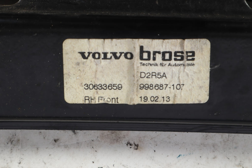 2006-2013 VOLVO C70 PASSENGER WINDOW REGULATOR 30633659 OEM