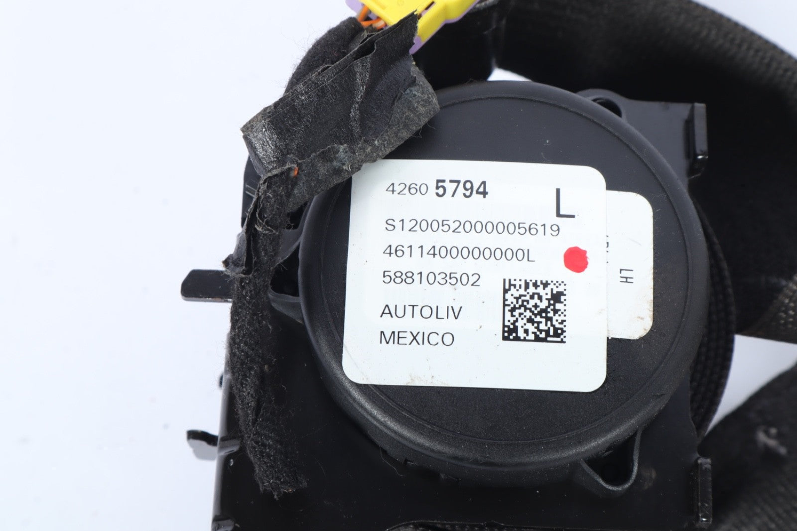 2012-2020 CHEVROLET SONIC LEFT SEAT BELT FRONT 42605794 OEM