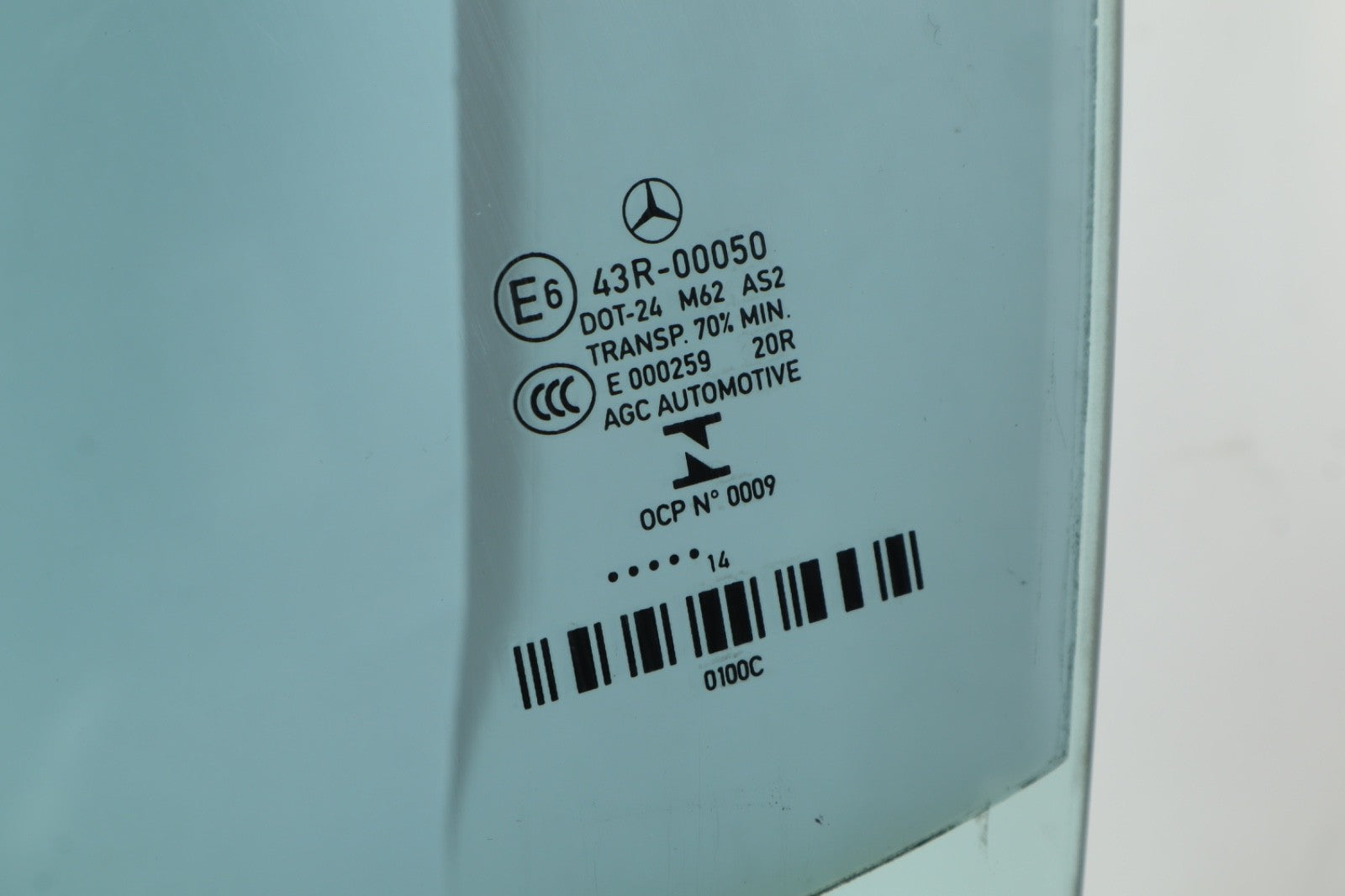 14-17 Mercedes W207 E350 E550 Coupe Front Left Passenger Side Window Glass OEM