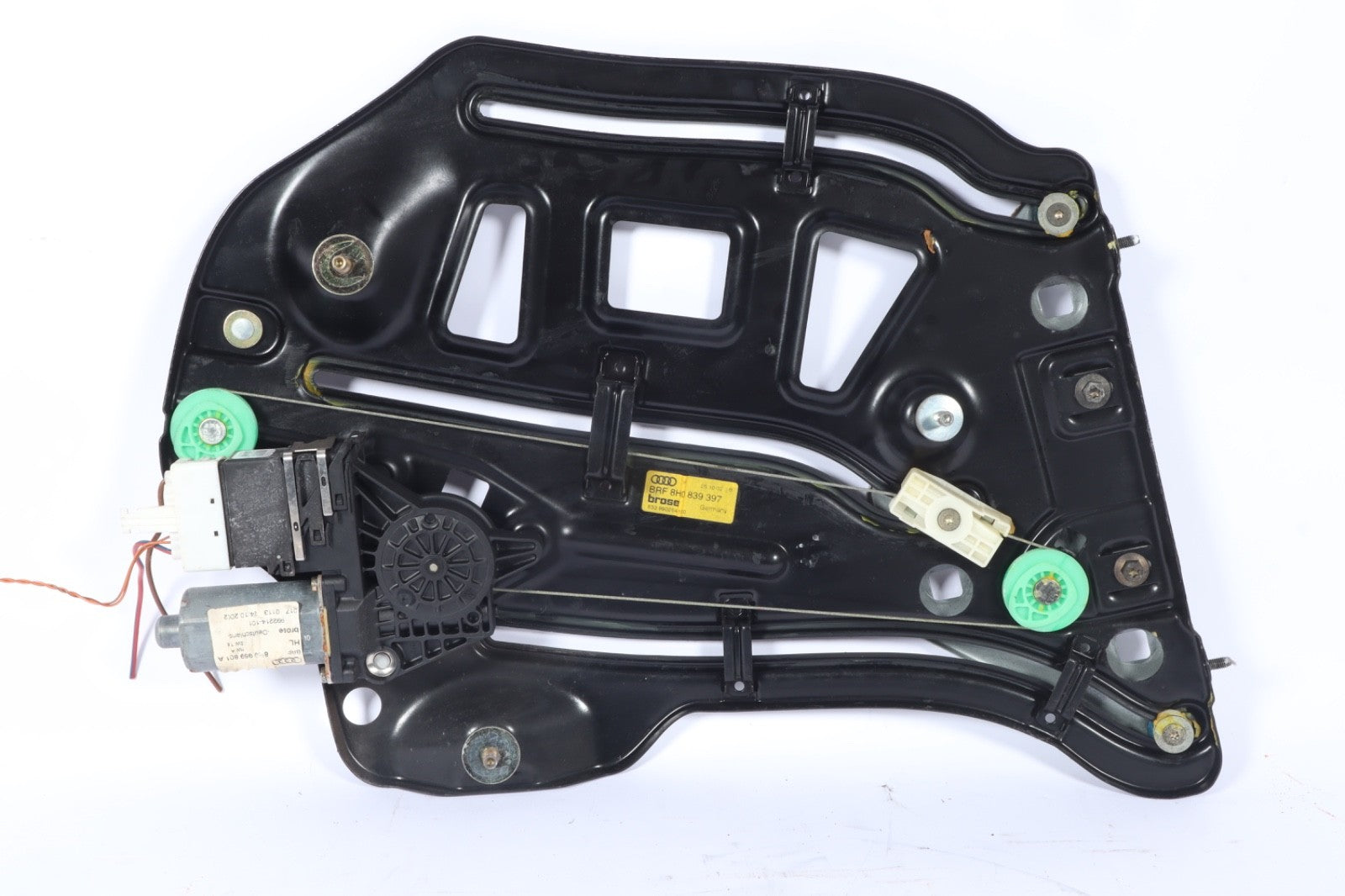 03-09 AUDI A4 CONVERTIBLE WINDOW REGULATOR LEFT REAR CABRIO GENUINE 8H0959801A