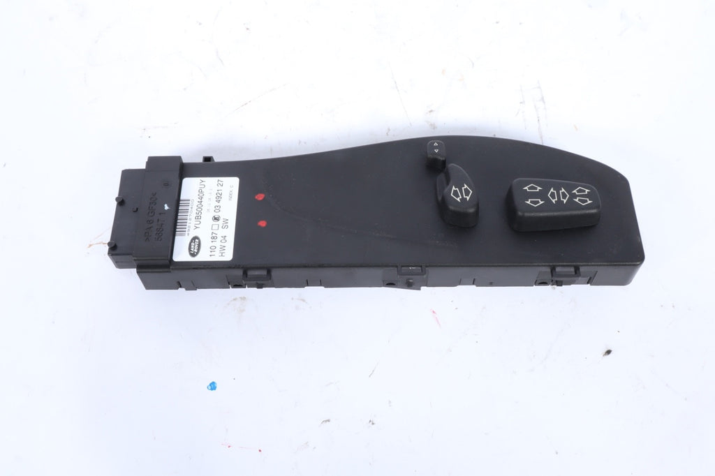 2007-2009 RANGE ROVER FRONT RIGHT DRIVER POWER SEAT SWITCH MEMORY YUB500440PUY