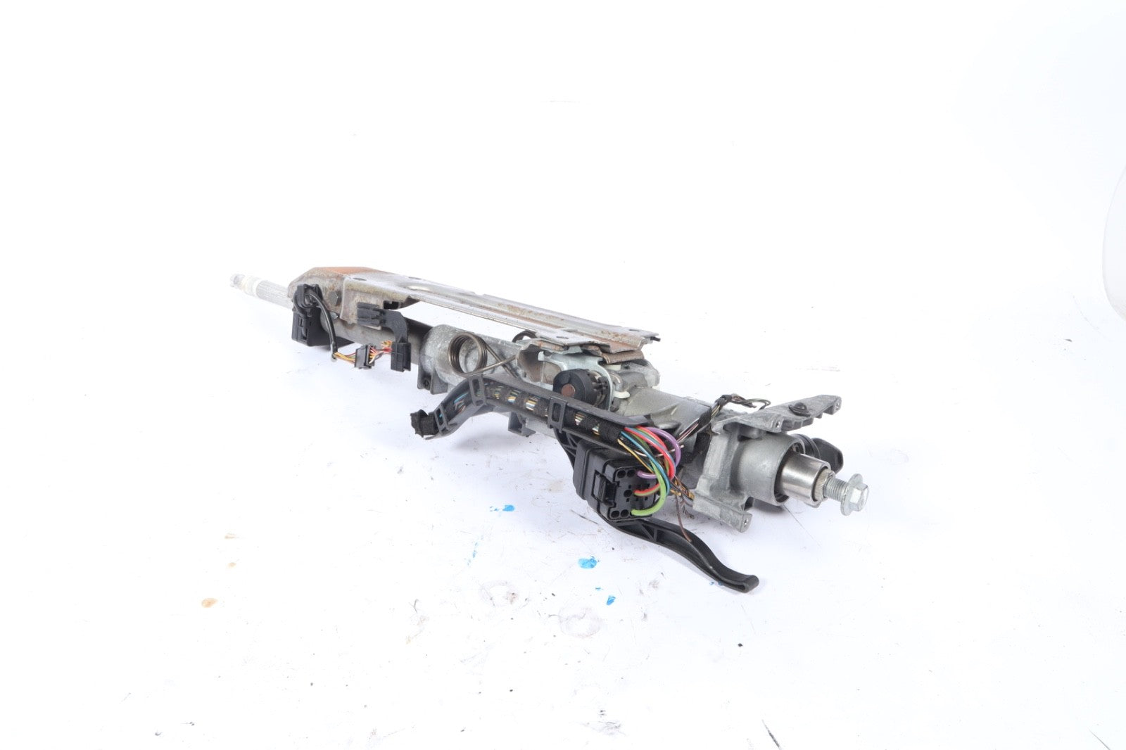 2007-2010 BMW X3 STEERING COLUMN WITH THE KEY OEM