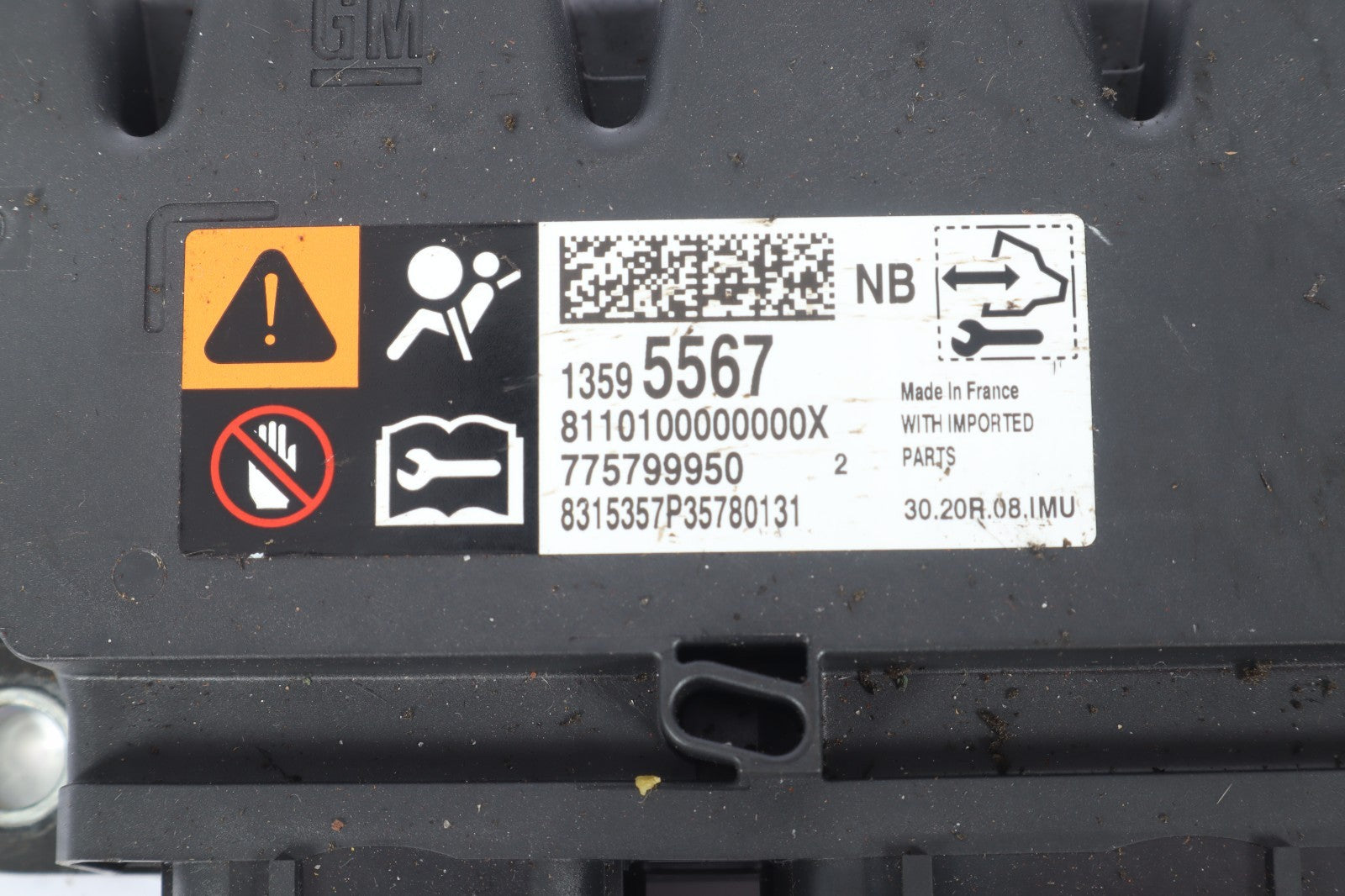 2016-2019 BUICK CASCADA SENSING AND DIAGNOSTIC MODULE OEM 13595567