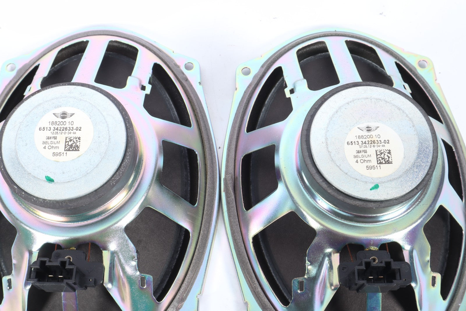 2007-2012 MINI COOPER REAR SPEAKER PAIR OEM