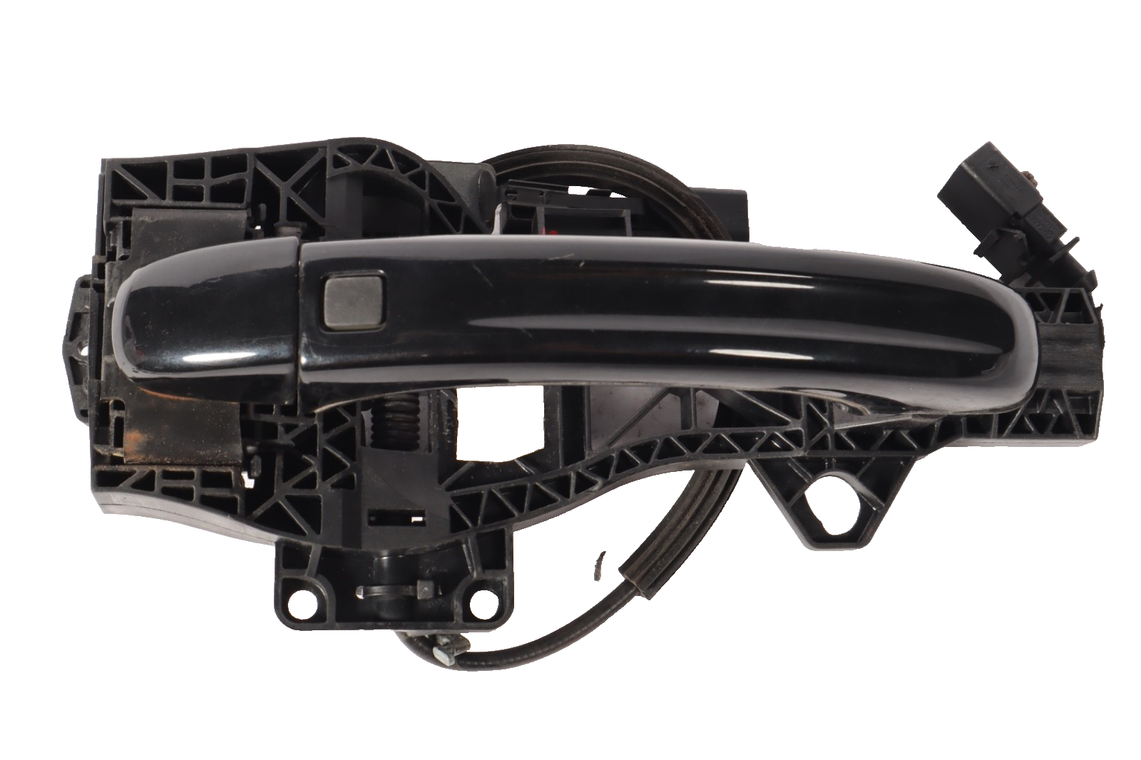 2007-2015 AUDI Q7 (4L) REAR RIGHT KEYLESS EXTERIOR DOOR HANDLE (Black) OEM