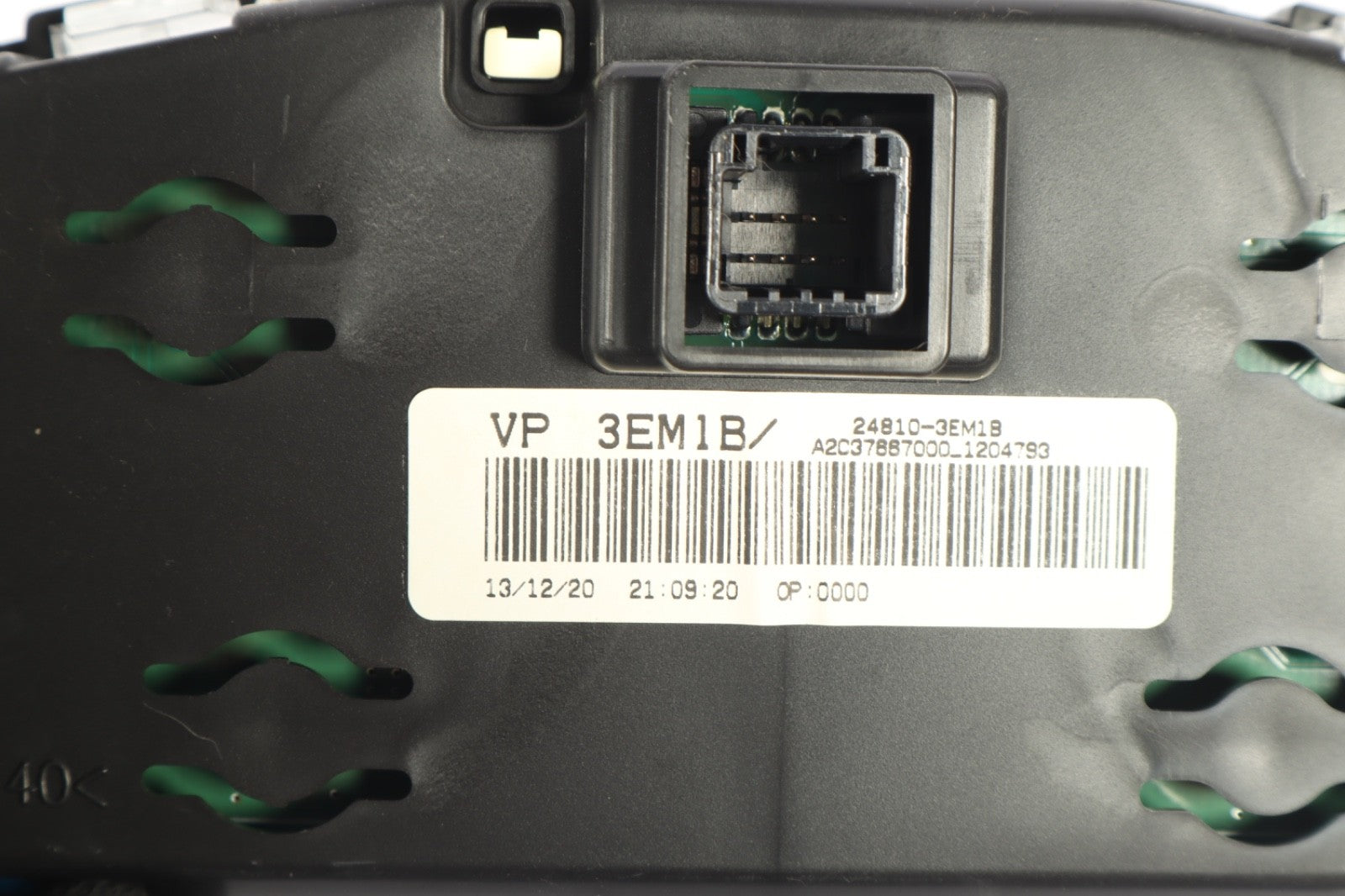 2013 - 2017 Nissan Leaf Upper Instrument Cluster Speedometer OEM