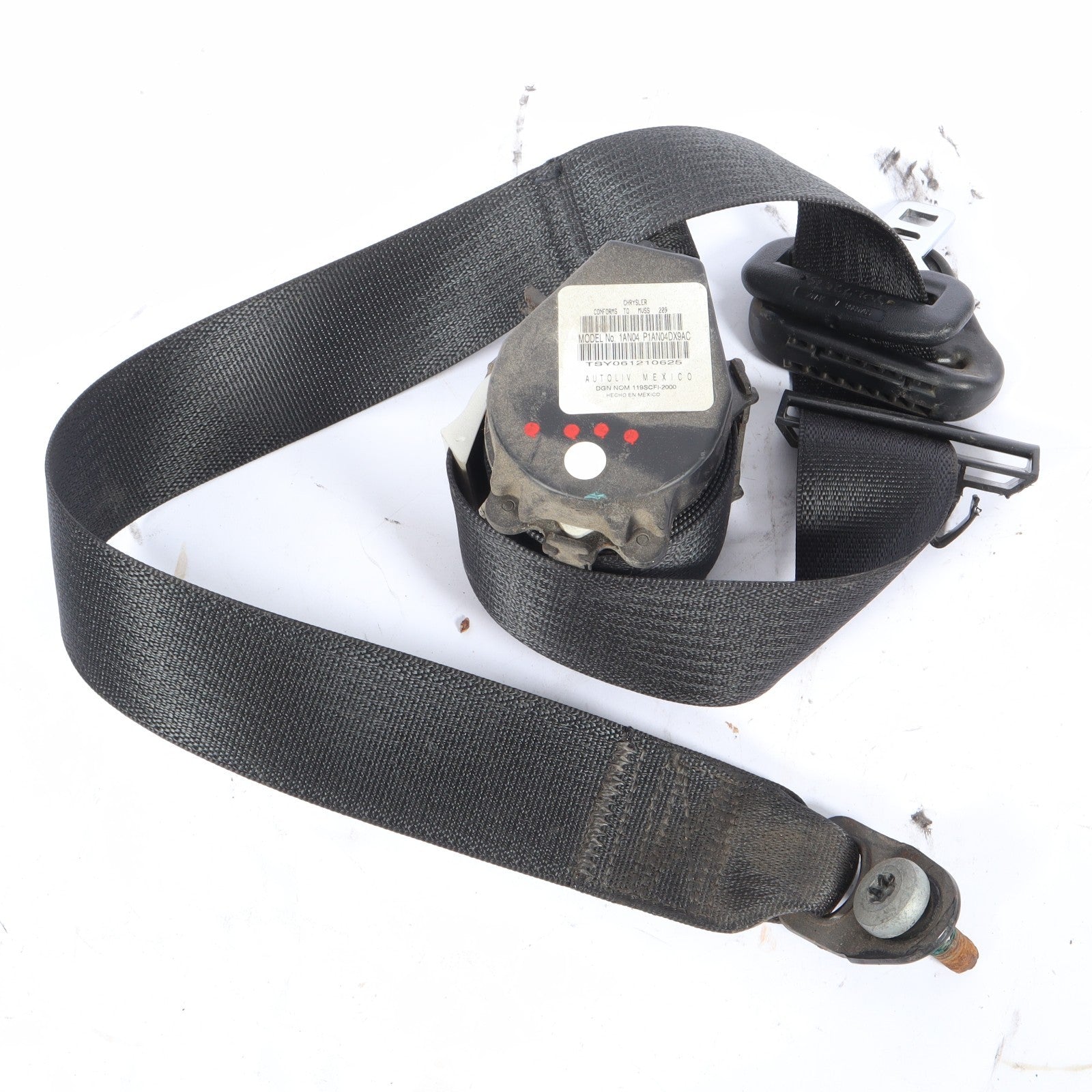 2009 - 2012 DODGE JOURNEY REAR RIGHT SIDE SEAT BELT RETRACTOR OEM