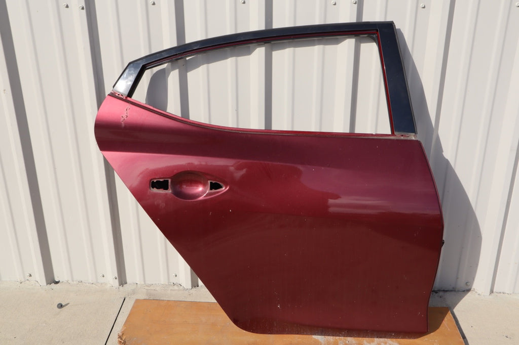 2016-2019 NISSAN MAXIMA REAR RIGHT SIDE DOOR SHELL COVER RED METALLIC OEM
