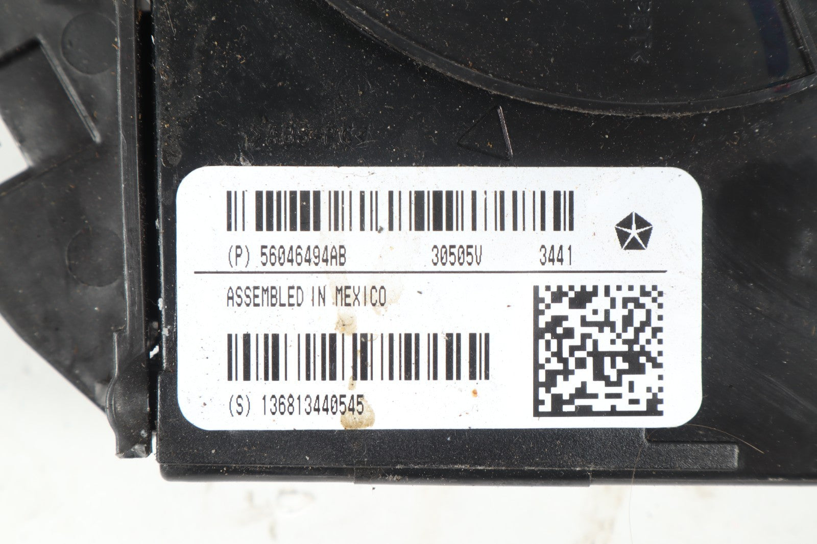 2011-16 CHRYSLER TOWN COUNTRY TURN SIGNAL WIPER SWITCH W/CLOCKSPRING 56046494AB