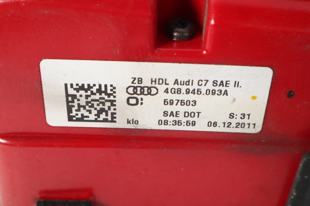 2012-2015 AUDI A7 S7 REAR DRIVER LEFT TAIL LIGHT STOP BRAKE LAMP  OEM