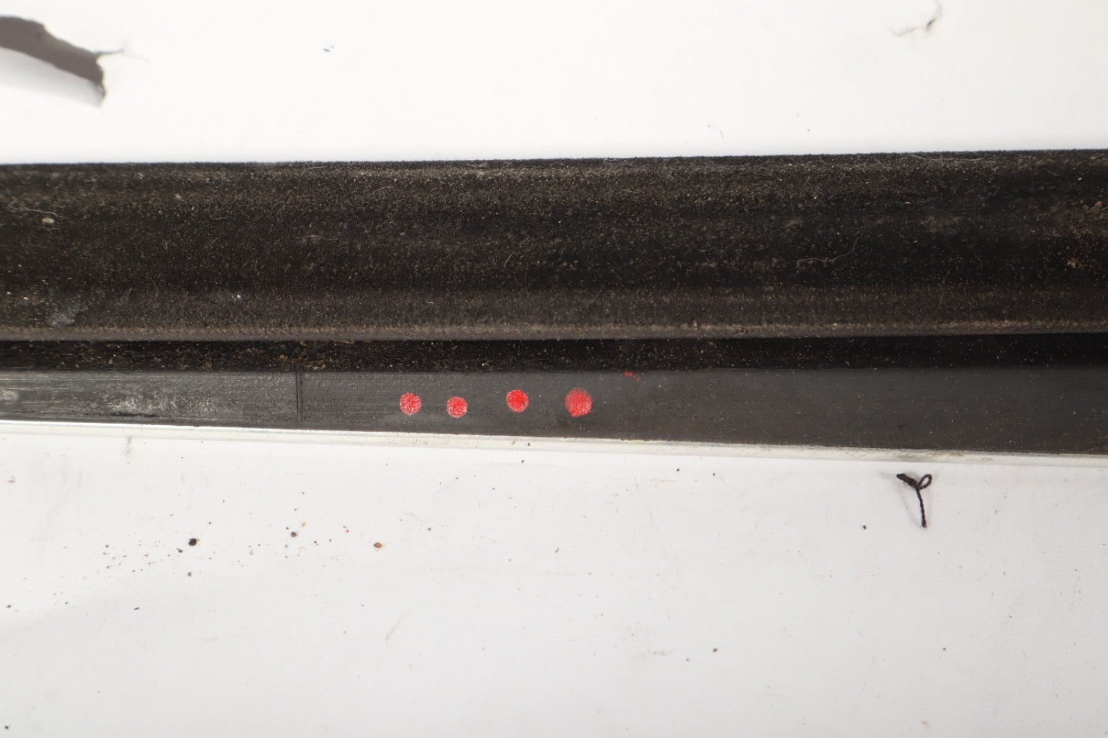 2012 - 2018 BMW 650i F12 Rear Right Quarter Window Glass Belt Molding Chrome OEM