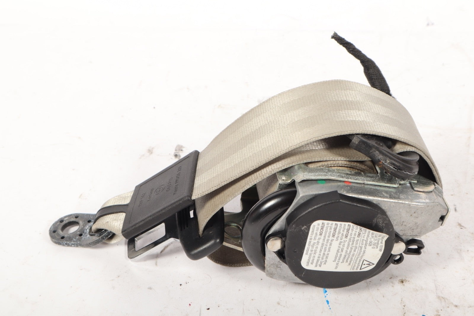 2006-2015 AUDI Q7 REAR LEFT 2ND SEATBELT SEAT BELT RETRACTOR OEM 606726300