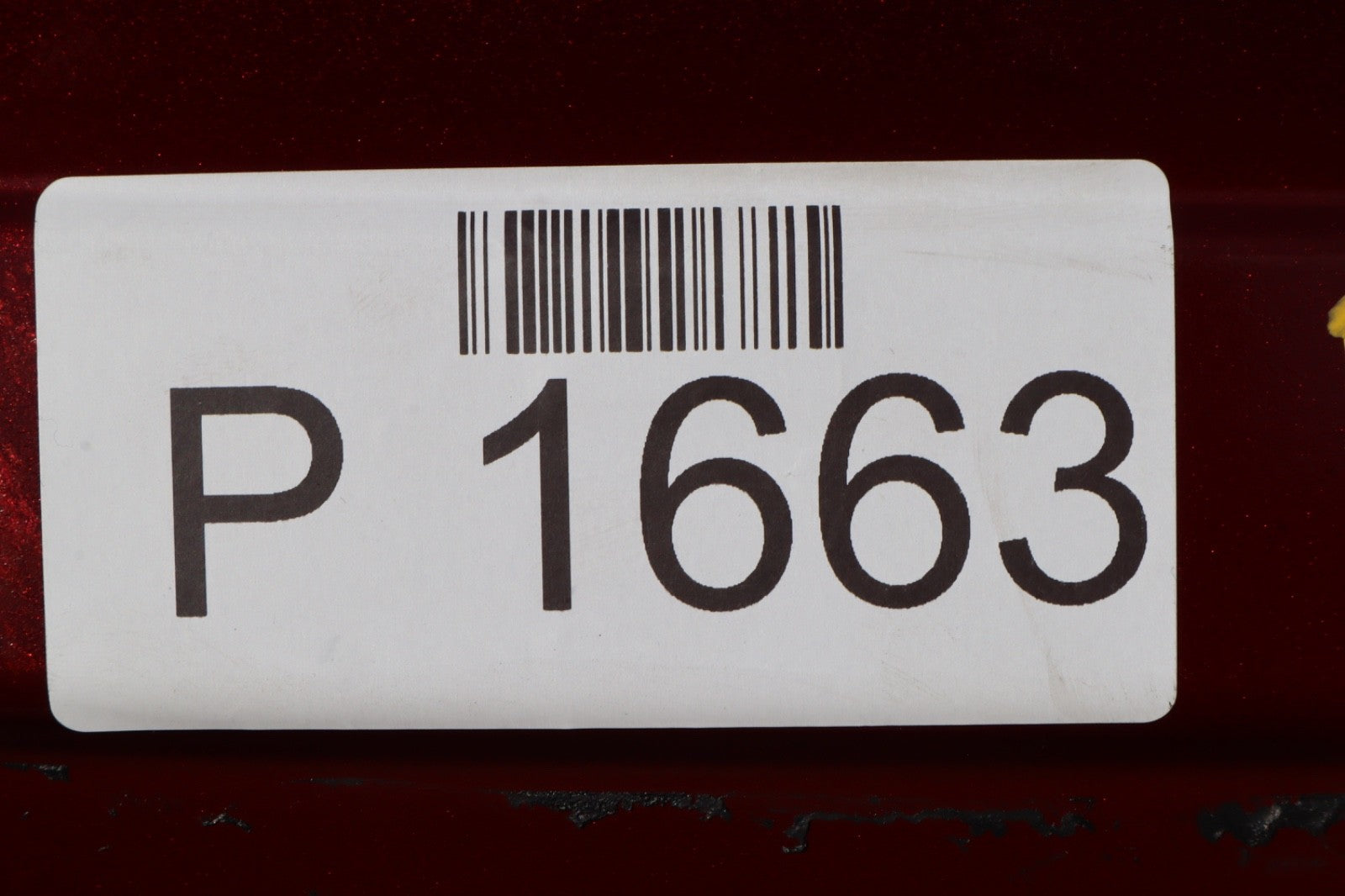2016-2019 NISSAN MAXIMA REAR LEFT SIDE DOOR SHELL COVER RED METALLIC OEM