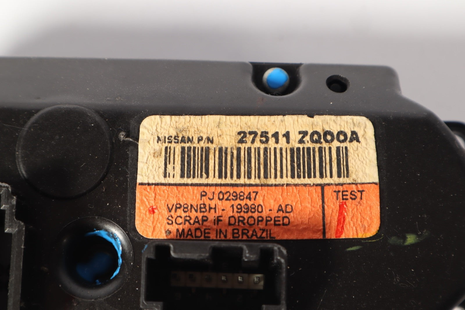2007 - 2014 Nissan Armada Rear AC Climate Control Switch Knob 27511 ZQ00B OEM
