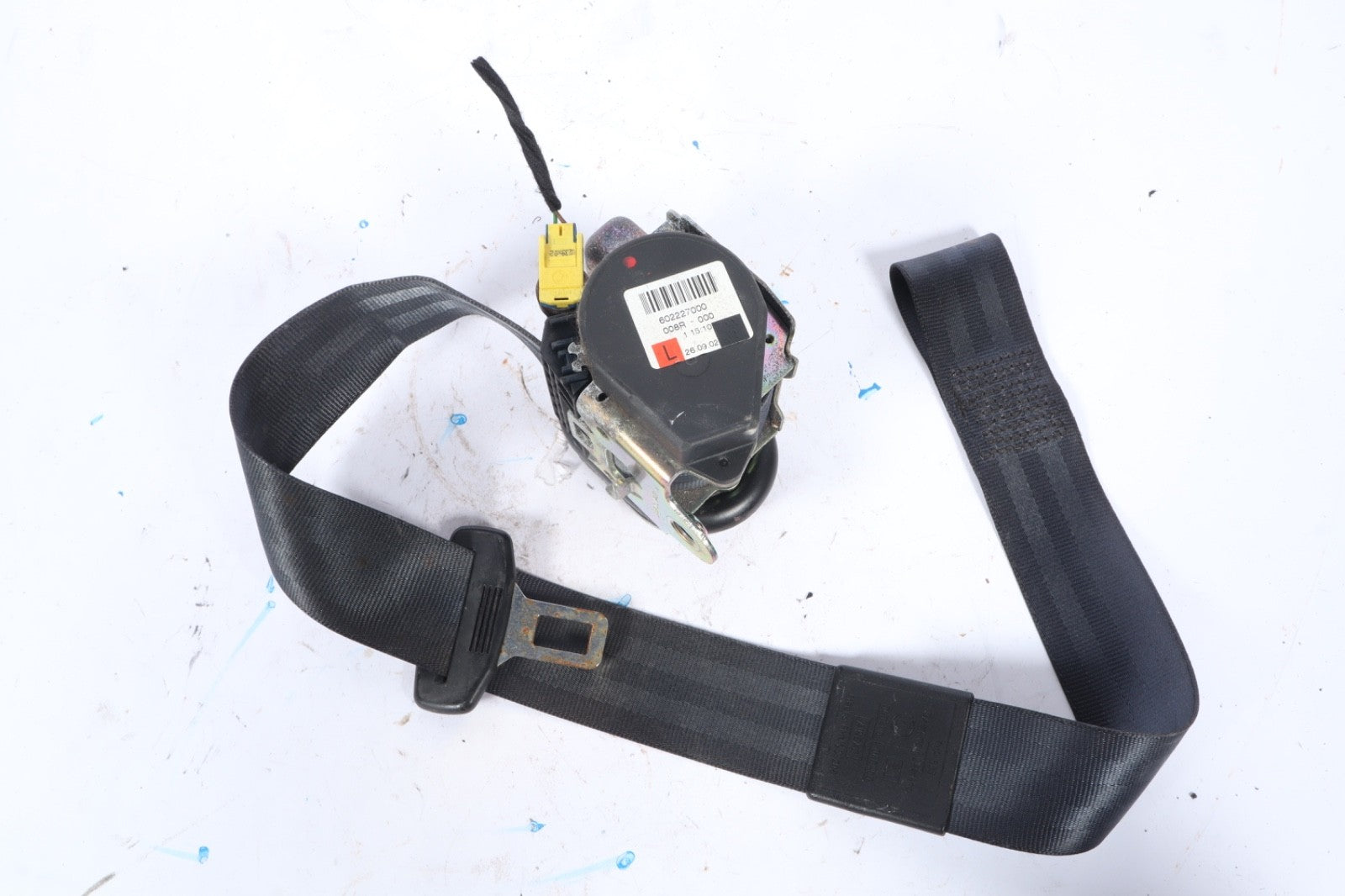 2001-2005 AUDI A4 CONVERTIBLE FRONT LEFT DRIVER SEATBELT RETRACTOR 602227000 OEM