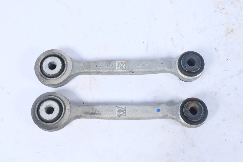 2017-21 ALFA ROMEO STELVIO REAR RIGHT & LEFT FORWARD UPPER CONTROL ARM SET OEM