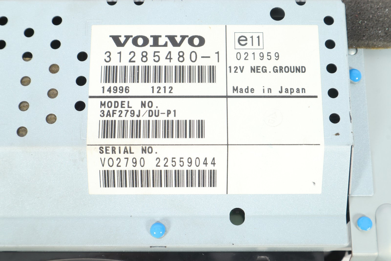2008-2012 VOLVO V50 S40 C30 C70 SAT NAV SCREEN DISPLAY OEM 31285480