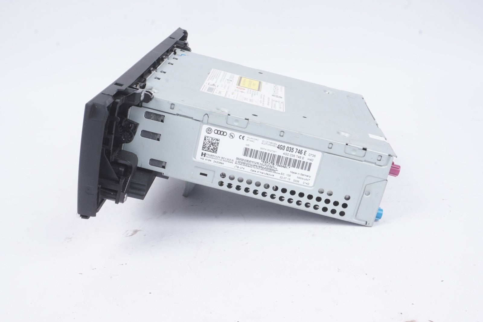 12-15 Audi A7 S7 RS7 Dash Mounted Radio Multimedia Control Unit 4G0035746E OEM