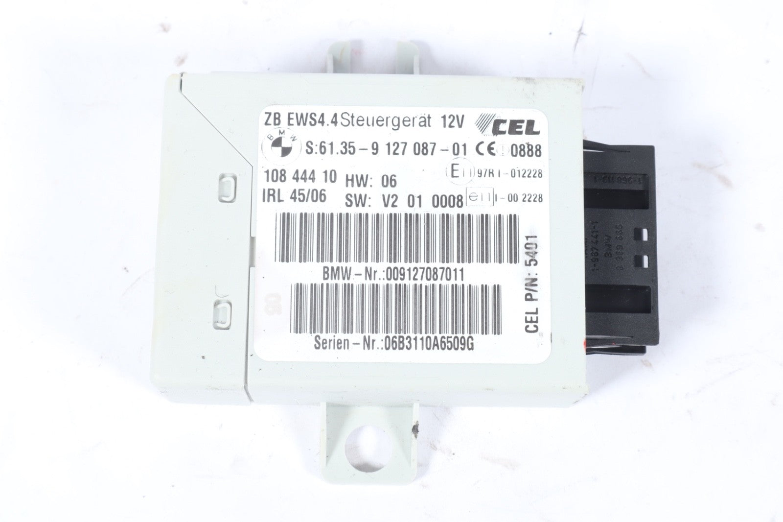 2007-2010 BMW X3 3.0L ELECTRONIC IMMOBILIZER SYSTEM CONTROL MODULE EVS 9127087