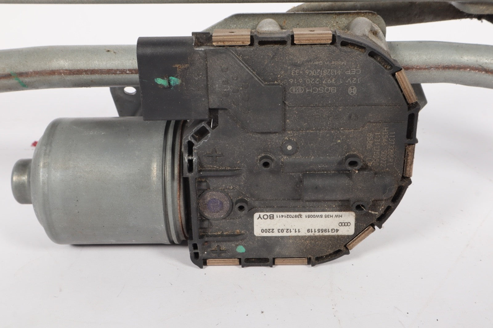 12-18 OEM Audi S6 A7 S7 Windshield Wiper Motor Transmission Linkage W/ Motor OEM