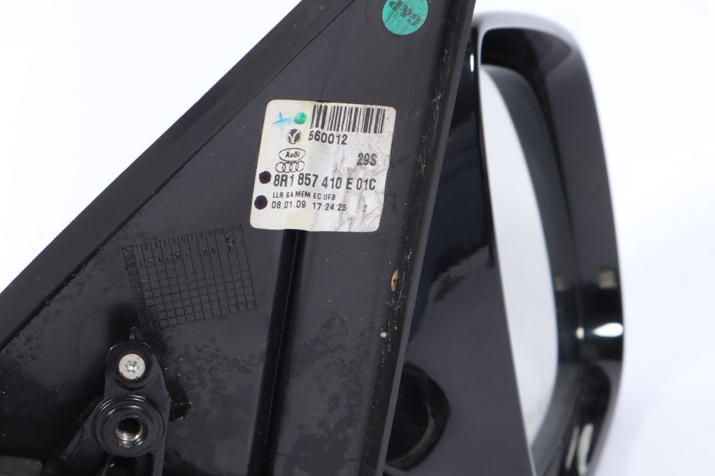 2009-2015 AUDI Q5 RIGHT PASSENGER SIDE MIRROR POWER FOLD 8R1 857 410 E 01C OEM