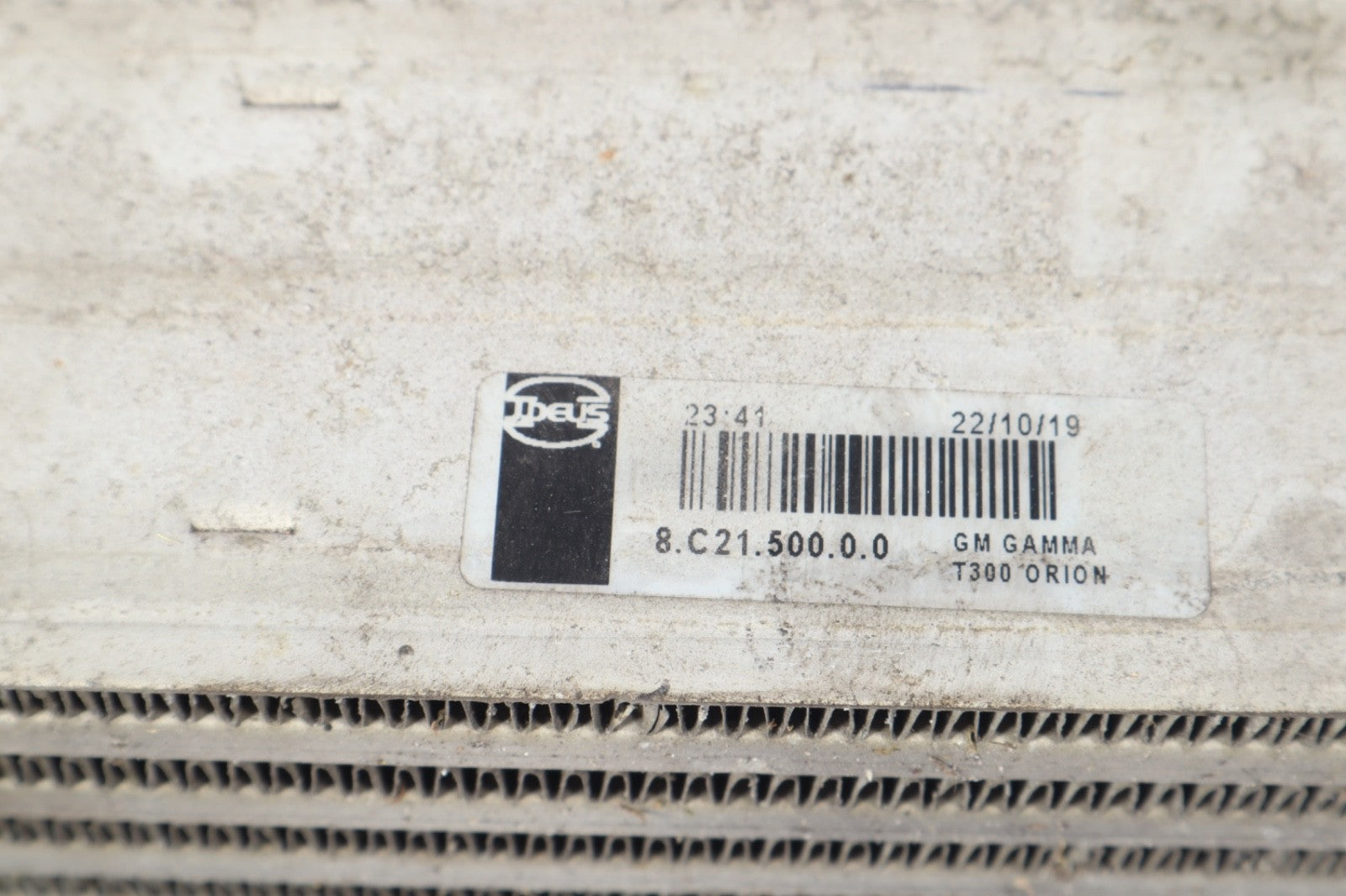 2019 - 2021 CHEVROLET SONIC 1.4L INTERCOOLER RADIATOR TURBOCHARGER OEM