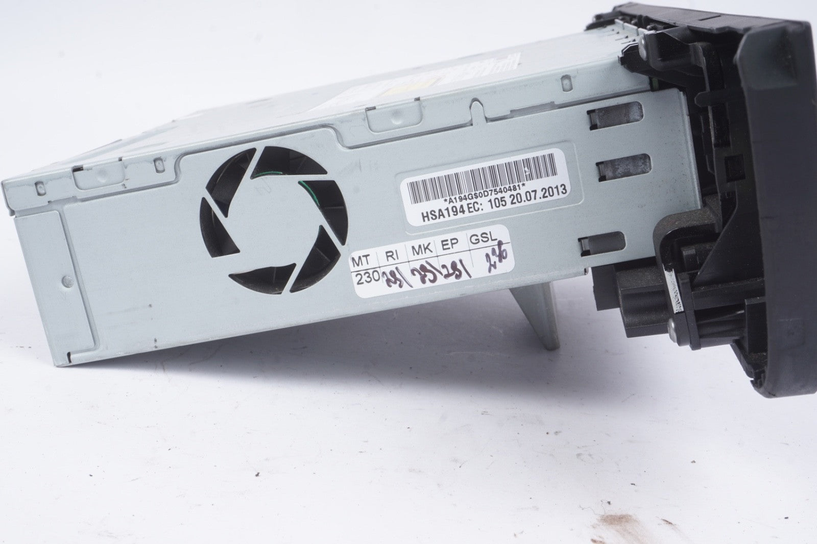 12-15 Audi A7 S7 RS7 Dash Mounted Radio Multimedia Control Unit 4G0035746E OEM