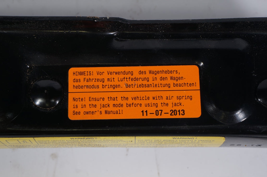 2012 - 2017 AUDI A7 SPARE WHEEL JACK TOOL & HOLDER BOX OEM
